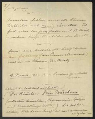 Etwa 15 undatierte Briefe (teilweise Fragmente) von Irene Forbes-Mosse an Sissi Brentano