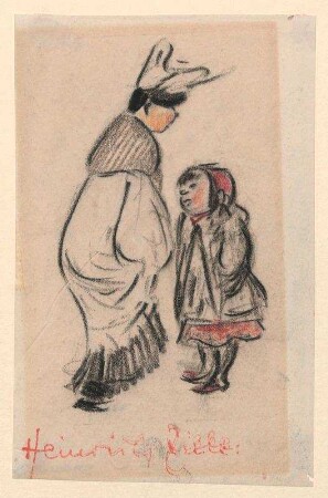 Frau und kleines Mädchen
