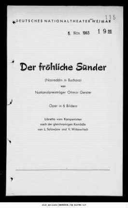 Der fröhliche Sünder