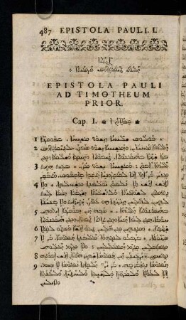 487-495, Epistola Pauli Ad Timotheum Prior