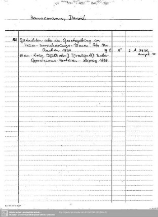 Hansemann, David