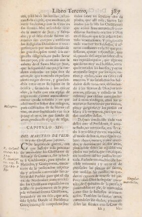 Capitulo XIV. Del martyrio de veinte y dos christianos japones