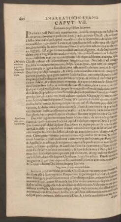 Caput VII. Erat autem prope festum Iudaeorum.