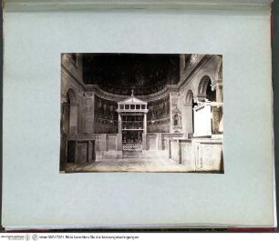 I Rome architectureSan Clemente, Oberkirche, Inneres zum Altar - Rotes Album I (Architektur antik und modern)