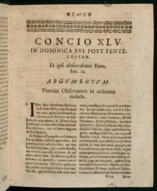 417-425, Concio XLV. in dominica XVI. post pentecosten