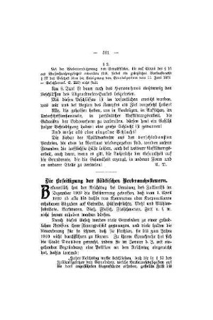 Die Beseitigung der städtische Verbrauchssteuern