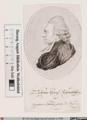 Bildnis Johann Georg Rosenmüller