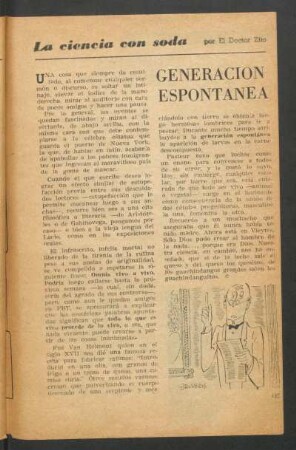Generación espontánea : La ciencia con soda