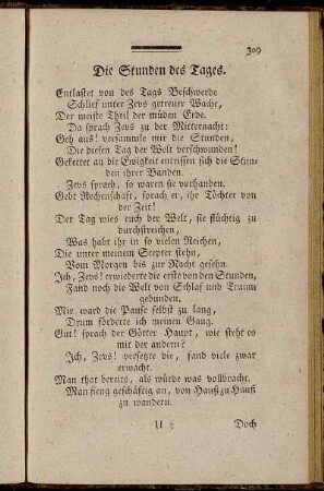 Die Stunden des Tages