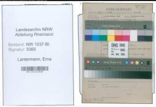 Entnazifizierung Erna Lantermann , geb. 10.08.1896 (Gastwirtin)