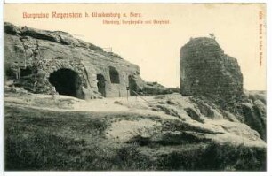 Regenstein. Burgruine, Oberburg,Burgkapelle und Bergfried