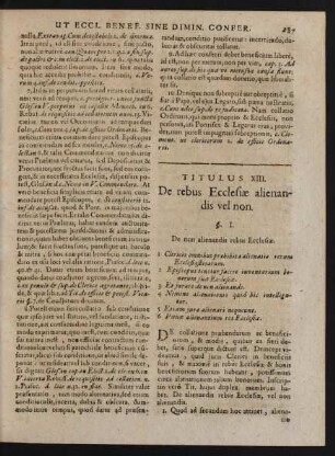 Titulus XIII.