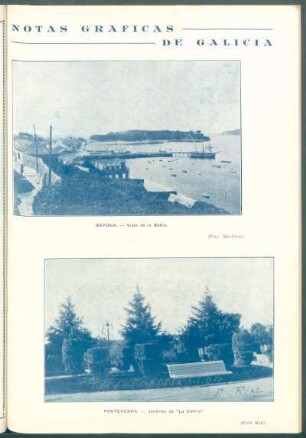 Bayona. - Vista de la Bahía.