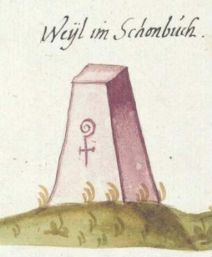 Weil im Schönbuch BB (Tübinger Forst, Marksteinzeichen II)