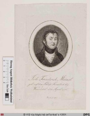 Bildnis Johann Friedrich Meinel
