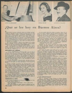 ¿Qué se lee hoy en Buenos Aires?