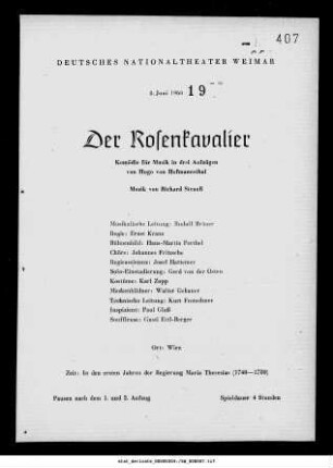 Der Rosenkavalier