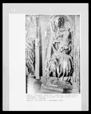 Madonna mit Kind von der Fonte Gaia