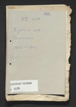 Diphtherie und Scharlach