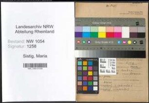 Entnazifizierung Maria Sistig , geb. 14.07.1896 ()