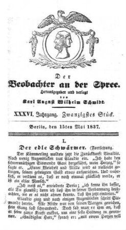 20. Stueck, 15. Mai 1837