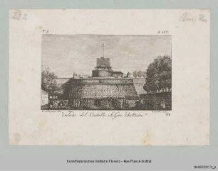 Vedute pittoresche della Toscana, Band 1 : Vedute der Fortezza di San Giovanni, genannt Fortezza da Basso, in Florenz