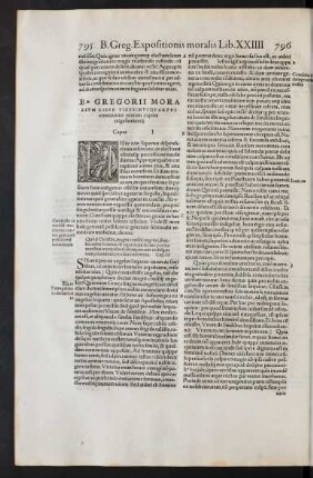 B. Gregorii Moralium Liber Vigesimusquartus ...