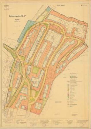 Bebauungspläne: Bebauungsplan Nr. 57, Rünte (nördlicher Teil), 3. Ausfertigung, Kreis Siegen, Stadt Siegen, Gemarkung Bürbach, Flur 1, 2, 3 und 4