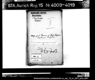 Der dem Jürke Remmers in Groß-Borßum gestattete Kramhandel