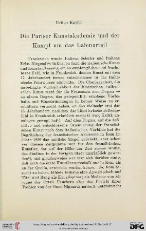 Drittes Kapitel: Die Pariser Kunstakademie und der Kampf um das Laienurteil