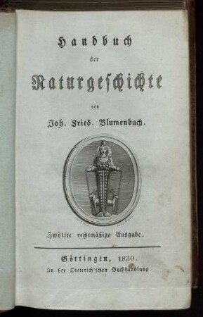 Handbuch der Naturgeschichte