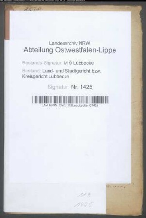 Erblasser: Vette, Clare Ilsabein, geb. Thase: