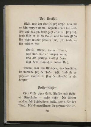 Seifenblasen.