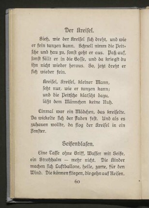 Seifenblasen.