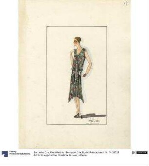 Abendkleid von Bernard et C.ie, Modell Prélude