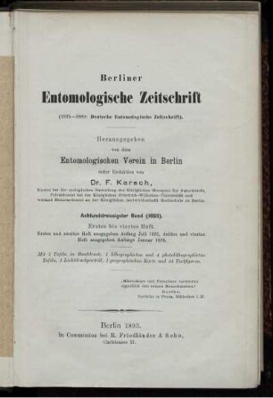 38: Berliner entomologische Zeitschrift