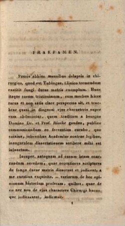 Nonnulla de fungi durae matris historia : Diss. inaug. med. chir.