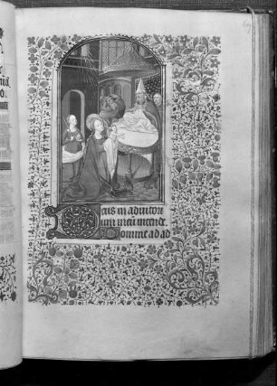 Heures de Brière de Surgy / Heures / Horae / Stundenbuch — Darbringung des Christuskindes im Tempel, Folio fol. 69 r