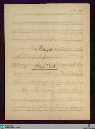 Adagio - Don Mus.Ms. 1068|1 : pf; C