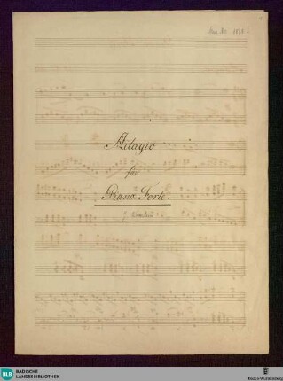 Adagio - Don Mus.Ms. 1068|1 : pf; C