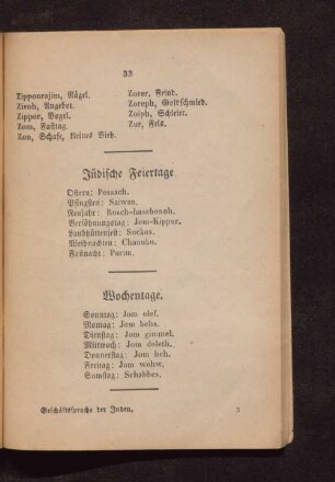 Jüdische Feiertage.