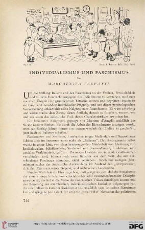 Individualismus und Faschismus