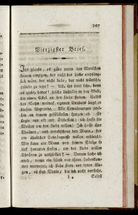 Vierzigster Brief.