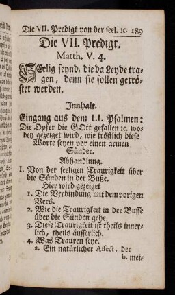 189-199, Die Opfer die Gott gefallen...