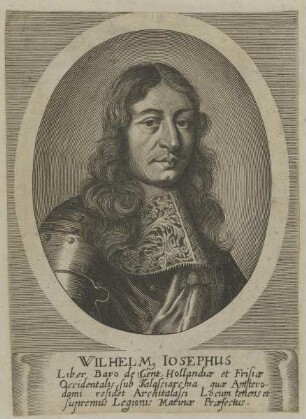 Bildnis des Wilhelmus Iosephus Baron de Gent