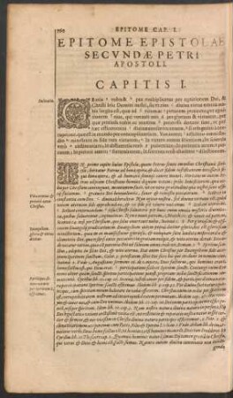 Epitome Epistolae Secundae Petri Apostoli.