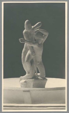 Brunnenentwurf Aufruf I, 1914/16, Gips