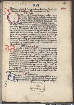 De magistratibus, sacerdotiis, iurisperitis et legibus Romanorum : gewidmet Marcus Pantagathus