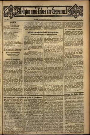 Dritte Ausgabe vom Sonntag, den 12. März 1933.