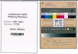 Entnazifizierung Wilhelm Werth, geb. 28.03.1904 (Konstrukteur)